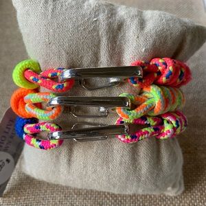 NWT set of 3 Neon Cord Bracelets by Gypsy Soule